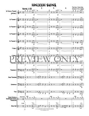 Hanukkah Swing - Traditional/Meeboer - Brass Choir