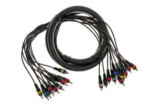 Economy 6ft RCA to RCA 12-Channel Snake