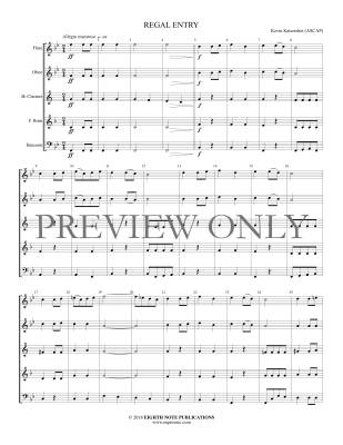 Regal Entry - Kaisershot - Woodwind Quintet