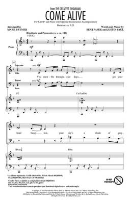 Come Alive (from The Greatest Showman) - Pasek/Paul/Brymer - SATB