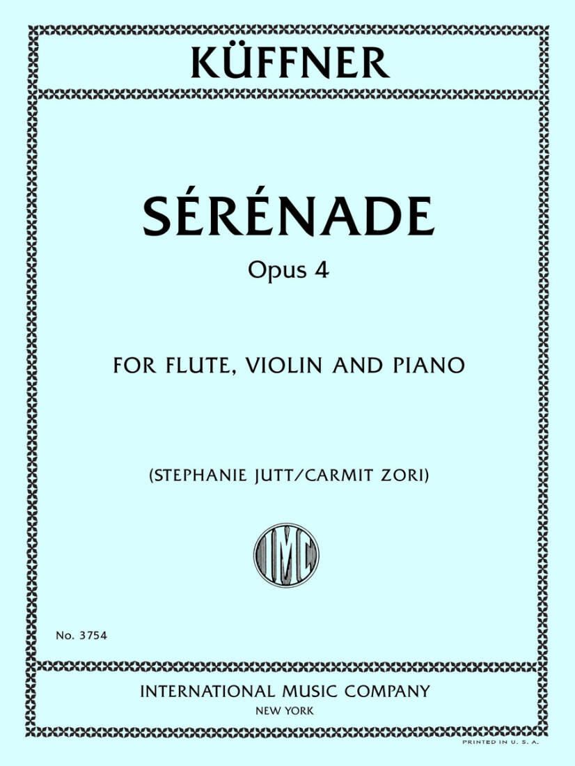 Serenade, Opus 4 - Kuffner - Flute/Violin/Piano