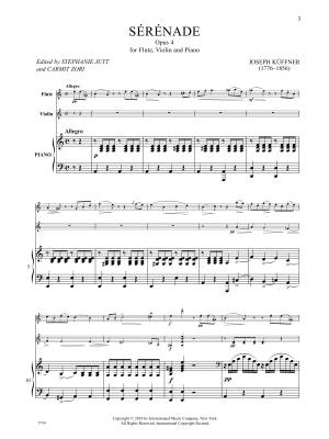 Serenade, Opus 4 - Kuffner - Flute/Violin/Piano