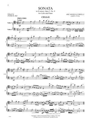 Sonata in D minor, Op. 5, No. 8 - Corelli/Jee - Cello/Piano