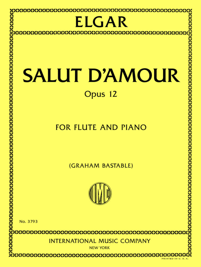 Salut d\'amour, Opus 12 - Elgar/Bastable - Flute/Piano