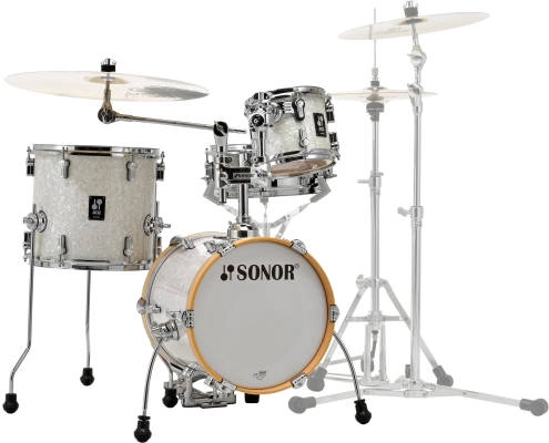 Sonor - AQ2 Safari 4-Piece Shell Pack (16,10,13,SD) - White Pearl