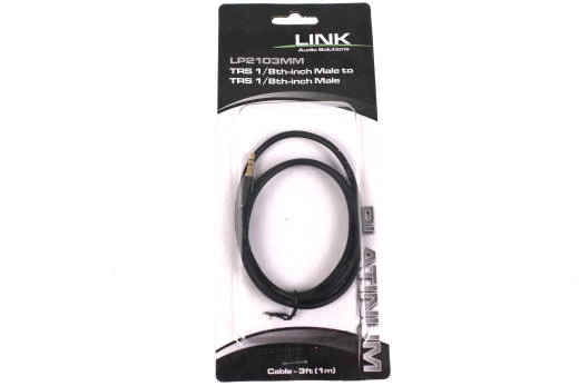 Apex Link Premium 1/8\'\' TRS Mini To 1/8\'\' TRS Mini - 3 Ft