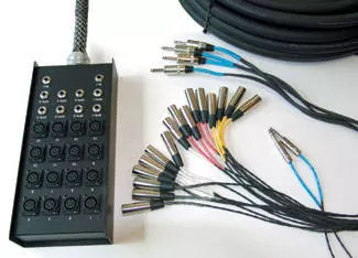 16 Channel x 2 RTN with 4 x 14G Speaker Cables - 100 foot
