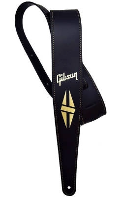Gibson - Courroie  diamant fendu - noir