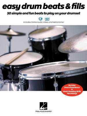 Hal Leonard - Easy Drum Beats & Fills - Book/Media Online