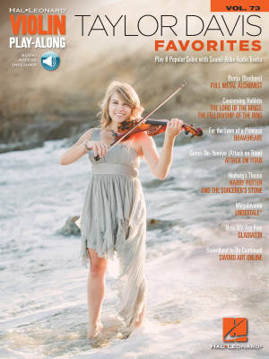 Hal Leonard - Taylor Davis Favorites: Violin Play-Along Volume 73 - Book/Audio Online
