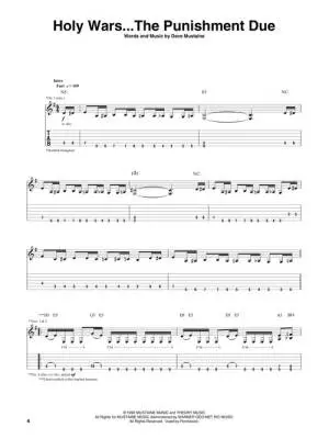 Megadeth Greatest Hits: Back to the Start - Guitar TAB - Book