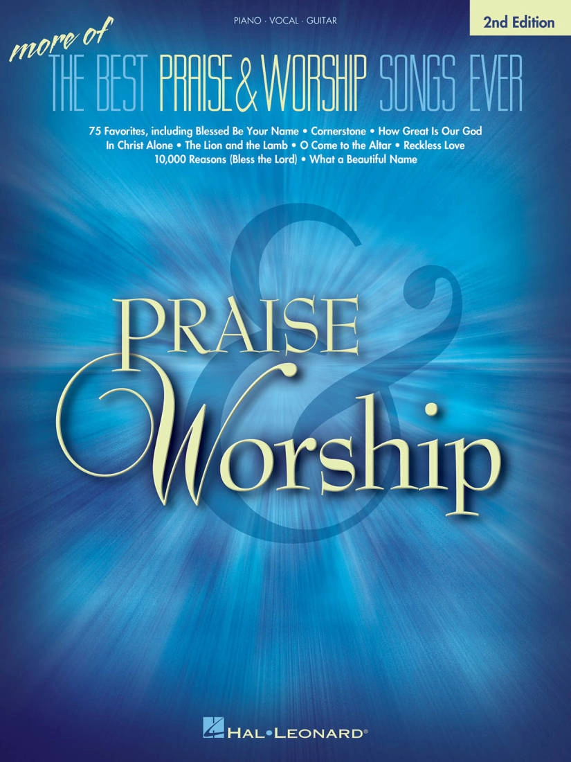 More of the Best Praise & Worship Songs Ever (2nd Edition) - Piano/Vocal/Guitar - Book