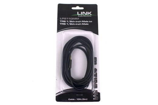 Link Premium 1/8\'\' TRS Mini to 1/8\'\' TRS Mini - 10 Ft