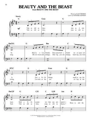 First 50 Disney Songs You Should Play on the Piano - Easy Piano - Book