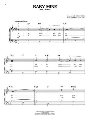 First 50 Disney Songs You Should Play on the Piano - Easy Piano - Book