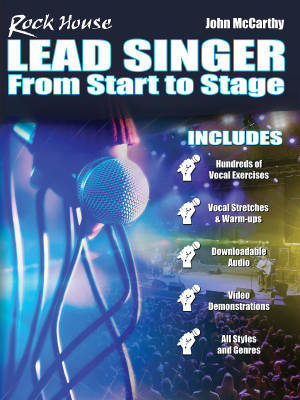 Hal Leonard - Rock House Lead Singer: From Start to Stage - McCarthy - Book/Media Online