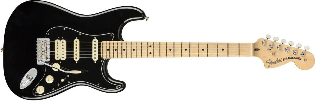 American Performer Stratocaster, HSS Maple Fingerboard - Black