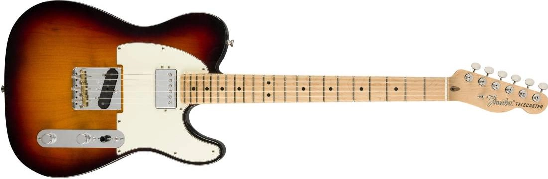 American Performer Telecaster Humbucker, Maple Fingerboard - 3 Tone Sunburst