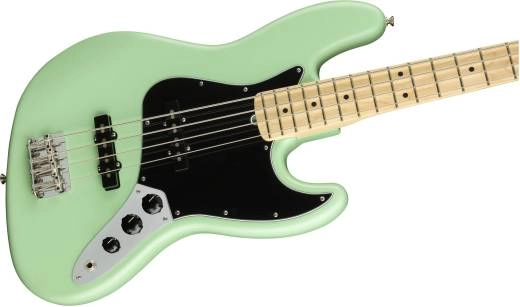 American Performer Jazz Bass, Maple Fingerboard - Satin Surf Green