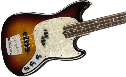 American Performer Mustang Bass, Rosewood Fingerboard - 3 Tone Sunburst