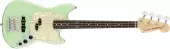 Fender - American Performer Mustang Bass, Rosewood Fingerboard - Satin Surf Green