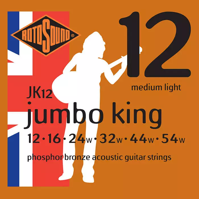 Phosphor Bronze 12-54 Light Acoustic Strings