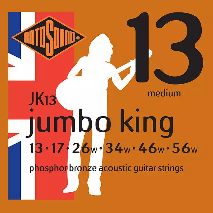 Phosphor Bronze 13-56 Medium Acoustic Strings