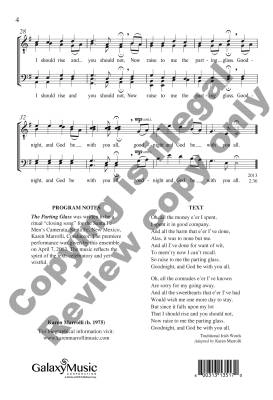 The Parting Glass - Traditional Irish/Marrolli - TTBB