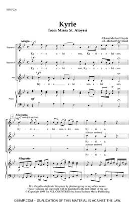 Kyrie from Missa St. Aloysii - Haydn/Cleveland - SSA