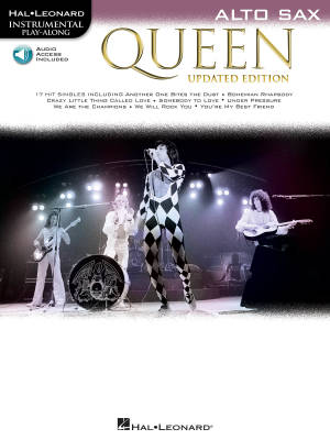 Queen (Updated Edition): Instrumental Play-Along - Alto Sax - Book/Audio Online