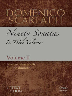 Domenico Scarlatti: Ninety Sonatas in Three Volumes, Volume II - Scarlatti/Hashimoto - Piano - Book