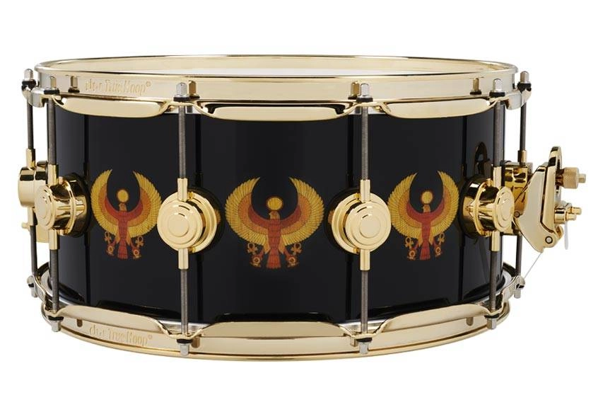 Limited Edition Icon All-Access Earth Wind & Fire 6.5x14\'\' Snare Drum with Gold Hardware