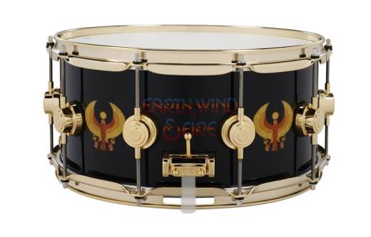 Limited Edition Icon All-Access Earth Wind & Fire 6.5x14\'\' Snare Drum with Gold Hardware