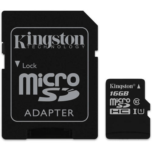 16GB Micro SD Card w/Adapter