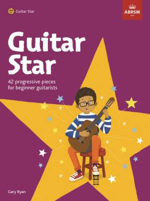 ABRSM - Guitar Star: 42 Progressive Pieces for Beginner Guitarists - Barnes/Mizen - Book/CD