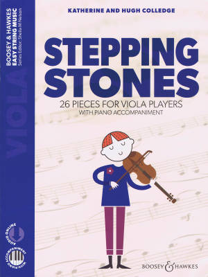 Boosey & Hawkes - Stepping Stones: 26 Pieces for Viola Players - Colledge/Colledge - Viola/Piano - Book/Audio Online
