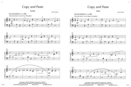 Copy and Paste - Olson - Piano Duet (1 Piano, 4 Hands)