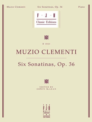 FJH Music Company - Six Sonatinas, Op. 36 - Clementi/McLean - Piano - Book