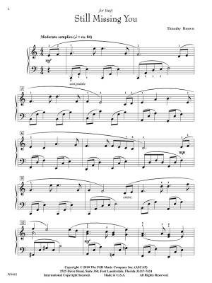 Still Missing You - Brown - Piano - Sheet Music