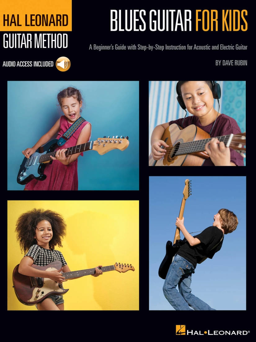 Blues Guitar for Kids - Rubin - Guitar TAB - Book/Audio Online