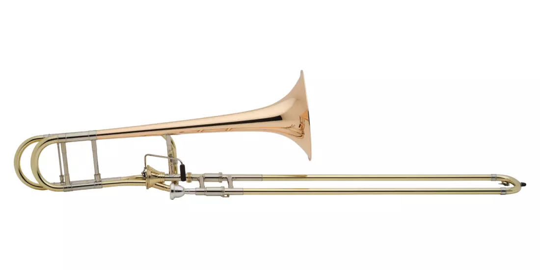 AF42 Stradivarius Tenor Trombone with Axial-Flow F-Attachment - Gold-Brass Bell