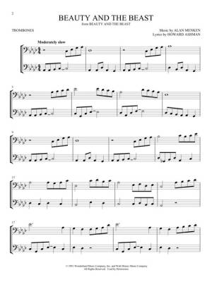Disney Songs for Two Trombones - Phillips - Trombone Duets - Book
