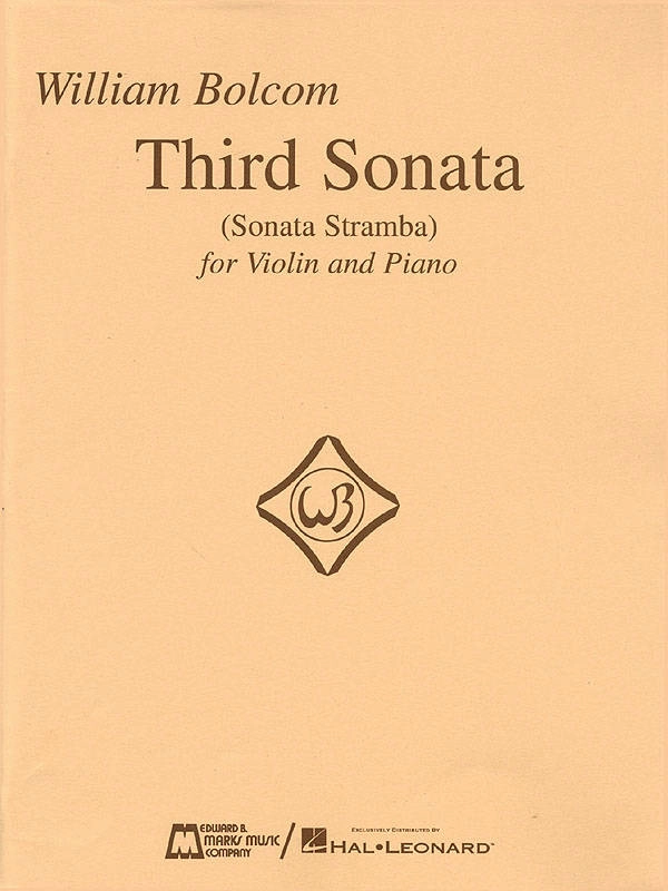 Third Sonata (Sonata Stramba) - Bolcom - Violin/Piano - Book