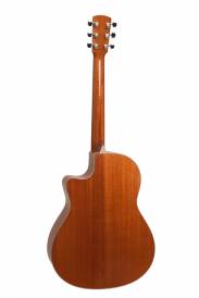LV-05E Select Mahogany Series L-Body Cutout Acoustic/Electric Guitar with Case