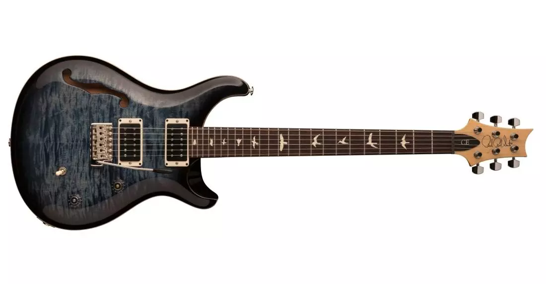 CE24 Semi Hollow Electric Guitar - Faded Blue Smokeburst