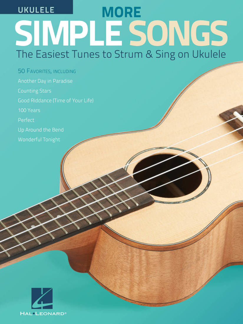 More Simple Songs for Ukulele: The Easiest Tunes to Strum & Sing on Ukulele - Book