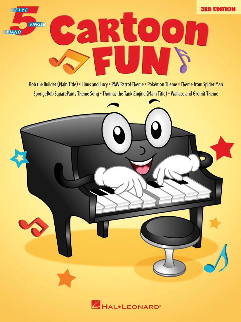 Cartoon Fun (3rd Edition) - Five Finger Piano - Book