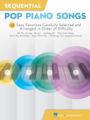 Hal Leonard - Sequential Pop Piano Songs - Easy Piano - Book
