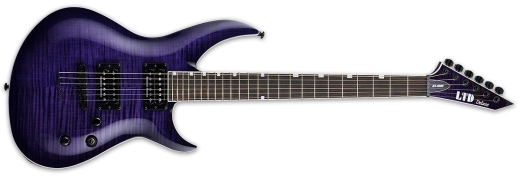 LTD H3-1000FM - See Thru Purple Sunburst