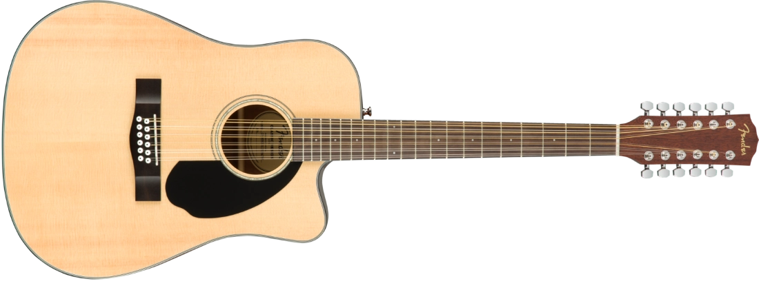 CD-60SCE Dreadnought 12-String Acoustic-Electric Guitar - Natural